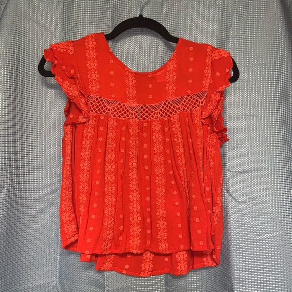 FOREVER 21 red blouse! - Picture 2 of 2